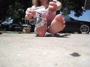 Twisted Toes socks and bare feet