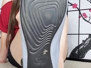 Maleka flats and closeup feet