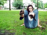 Lexi Parker muddy feet