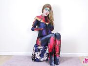 Cosplayfeet - Gorgeous Aurora Phoenix Stuns In A Sexy Captain Marvel Costume
