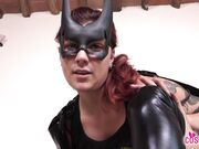 Cosplayfeet - Redhead Babe Lauretta In A Sexy Batgirl Costume