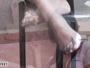 Cosplayfeet - Schoolgirl Dressed Natascia With Black Stockings Simply Amazing