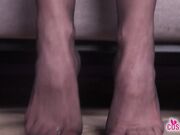 Cosplayfeet - Blonde Bombshell Ania As A Sexy Nun In Black Stockings