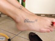 Cosplayfeet - Super-Hot Daniela Dressed In An Indian Cosplay Costume And Nude Legs