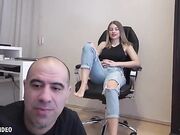 gabriella sock and foot worship reportage