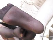 Absinthia nylon feet worship pov