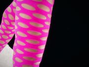 LegsJapan - YuuKazuki - 1 - Hot Pink Hole Leggings