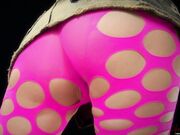 LegsJapan - YuuKazuki - 1 - Hot Pink Hole Leggings