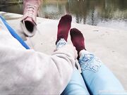 Public boots sweaty socks