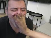 Abbie Cat stupid foot slave