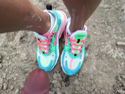 Huge Cumshot sexy Nike sneaker