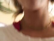 hot litte blonde tease with small feet