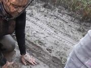 Extreme dirty feet