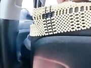 Chinese foot worship in car and airport