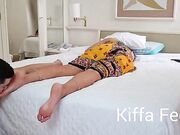 Goddess Kiffa hangover cure with Foot Worship