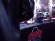 Adult film star Ariana Marie participates in Foot Fetis