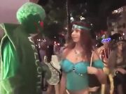 Flat Matt halloween trampling