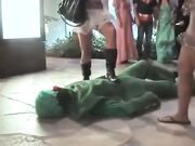 Flat Matt halloween trampling