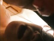 My friend making the dog's cock grow