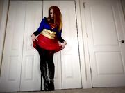 Olivia Rose-Boot & sweaty stocking feet