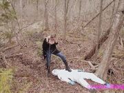 Goddess Platinum-boot & sweaty feet lick