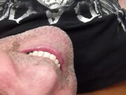 Under the desk sweaty nylon foot worship