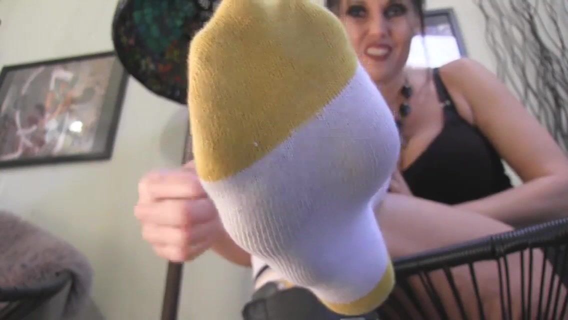 Obey Melanie-lick my boot and sniff my socks