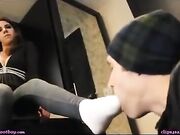 goddess white socks worship