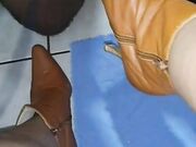 Boots Tease Cum