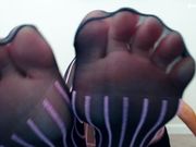 Stella Von Savage - Sweaty Stockings Quickie JOI Challenge - Pantyhosed Smelly Feet Jerk Instructions