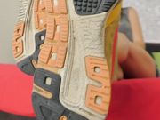 Beautiful Russian girl smelly stinky gym feet worship