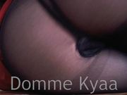 Domme Kyaa - Inhale The Sweaty Stinky Scent From My Black Pantyhose