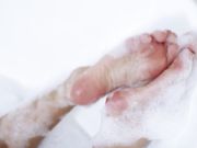 Twins Brooke and Vikki in Foot Fetish and Sensual Domination-Cum on Our Soles