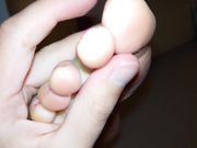 Her Nike Airmax removed