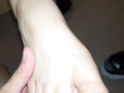 Her Nike Airmax removed