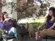 Boot Feet and Smoking