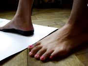 Czech Soles - Dirty footprints of Megan's sexy feet