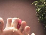 Lady Sue - shows you her sexy feet