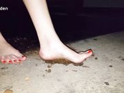 FEEL AND LICK MY DIRTY FEET, BITCH!