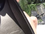 Bratty Foot Girls - Goddess Sasha Foxxx - Sasha's Poolside Foot Bitch