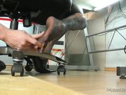 TheNylonLegFetish - Tickling secretary from behind!