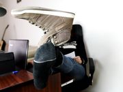 Czech Soles - Watching her sexy feet, socks and sneakers POV