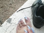 Blue and Silver bling