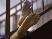 Liza's Late Night Goth Feet Flexing in Your Face