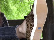 Upcycle - Natalie reviews her new cheetah print Keds