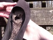 Upcycle - Natalie's black flats from high school review