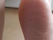 Her sexy sweaty Nike Roshe shoeplay