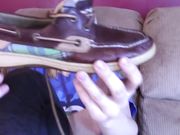 Upcycle - update on Brittney's repaired Sperry Topsider boat shoes
