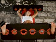 Russian Fetish - Leya goes crazy - Tickle hell in stocks and all toes tied