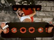 Russian Fetish - Leya goes crazy - Tickle hell in stocks and all toes tied